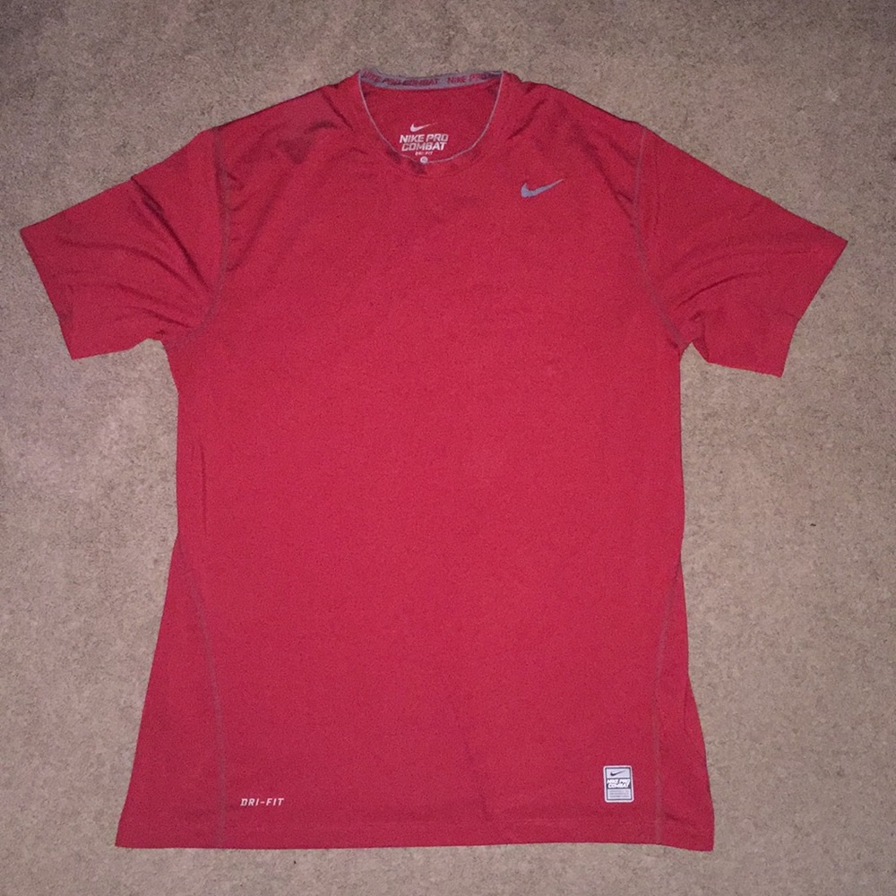 Fitted Nike pro combat dri-fit tee